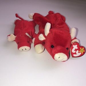 Snort Pair of Beanie Babies